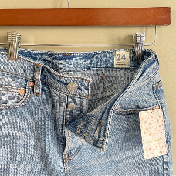 Free People jean shorts size 24 NWT - Picture 6 of 6